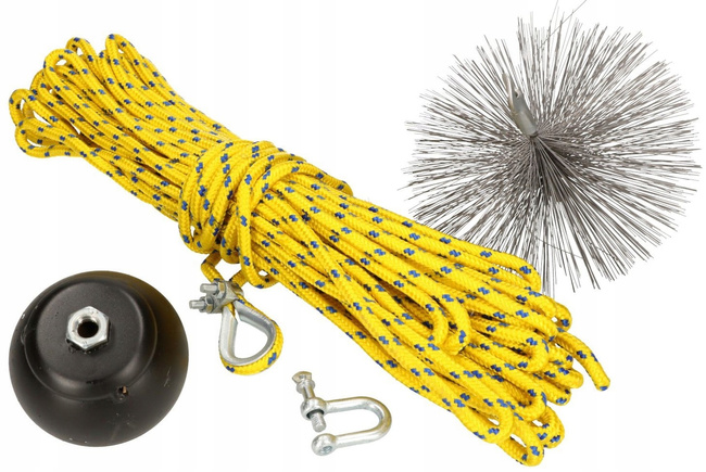 Set de curățare a coșului de fum 200 mm 10 m