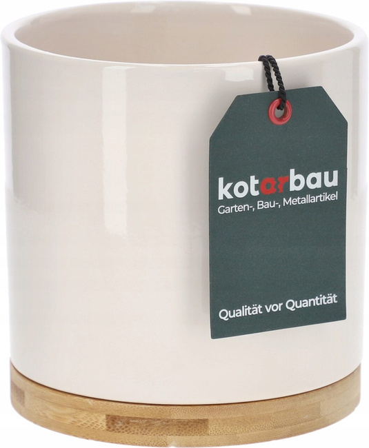 Ghiveci de flori din ceramică ghiveci de protecție cu bambus fi13