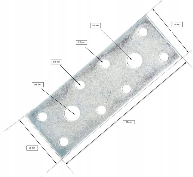 Perfect link 96x35 mm flat