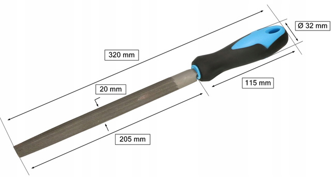 Lamel fibre de curățare a peretelor 125x22,2 mm - 2 buc.