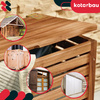 Balama cu bandă împletită pentru cutii de mobilă 100x35 mm set de 10 buc.