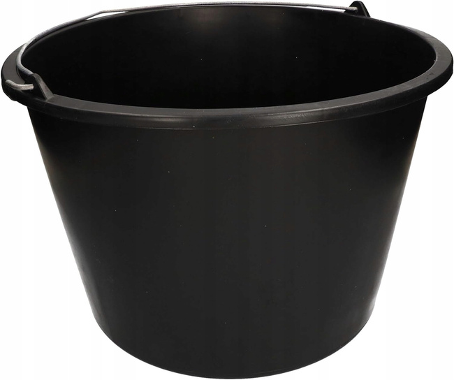 Set de găleți negre pentru constructori 10 x 20 litri